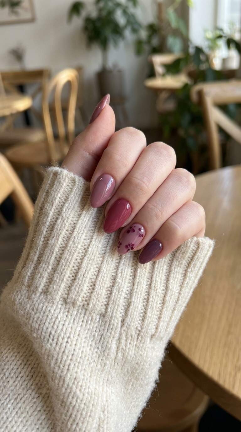 Almond Shape with Soft Berry