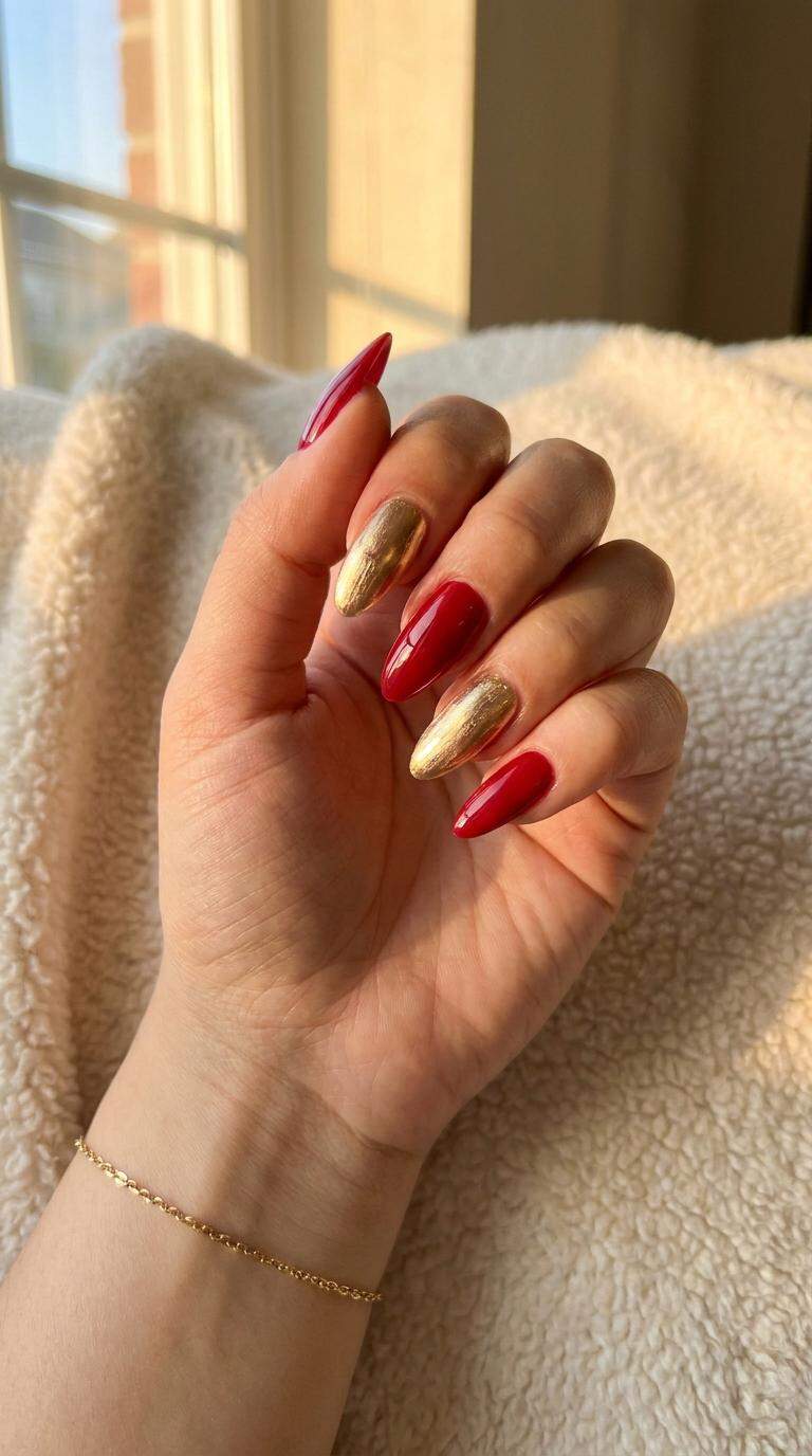 Bold Red and Gold