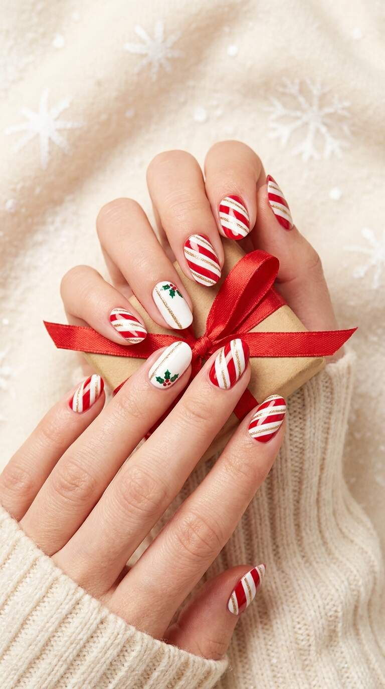 11 Dazzling Christmas Nail Art Ideas for Festive Fashion
