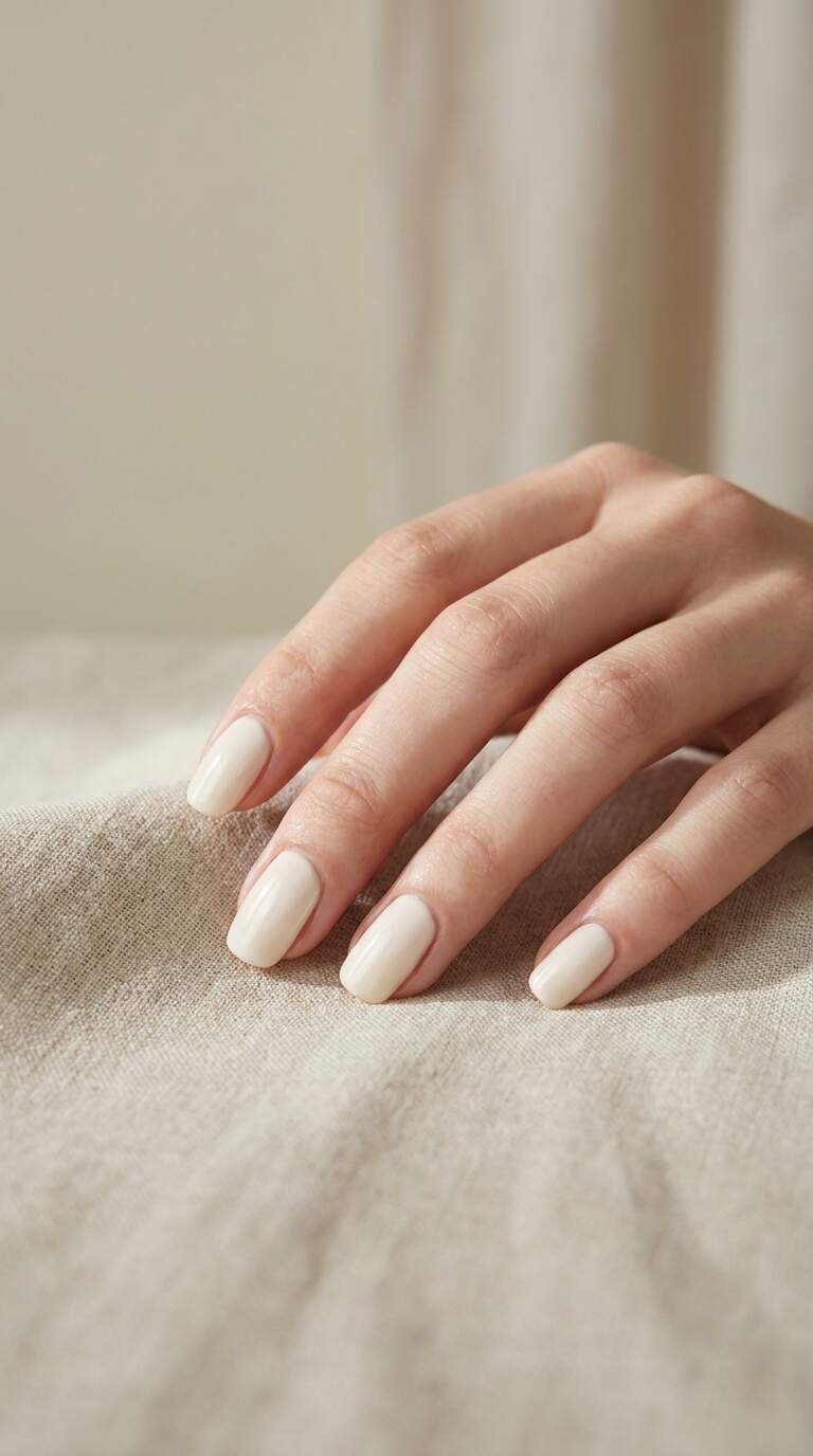 Creamy Off White Nail Polish