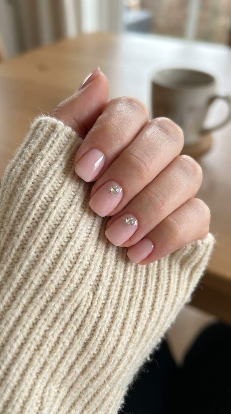 Cushion Cut Diamond Accent Nails