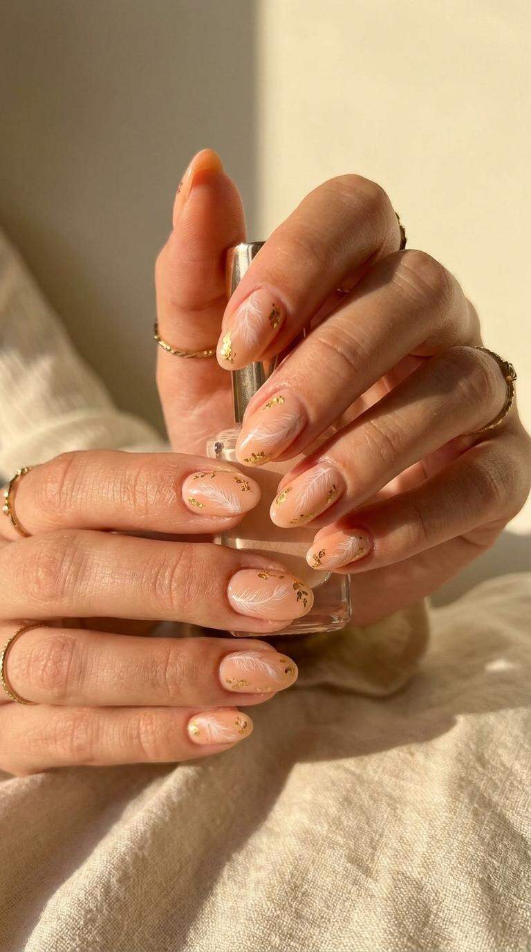 Delicate Feather Details