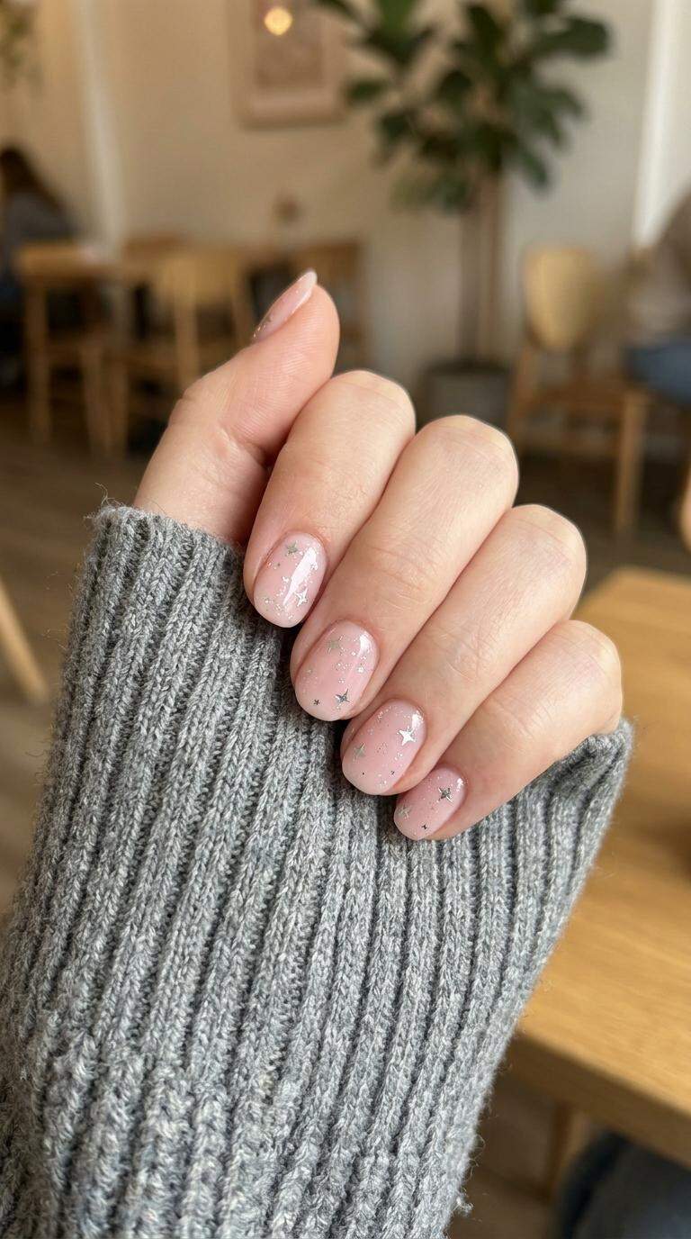 Delicate Silver Star Accents