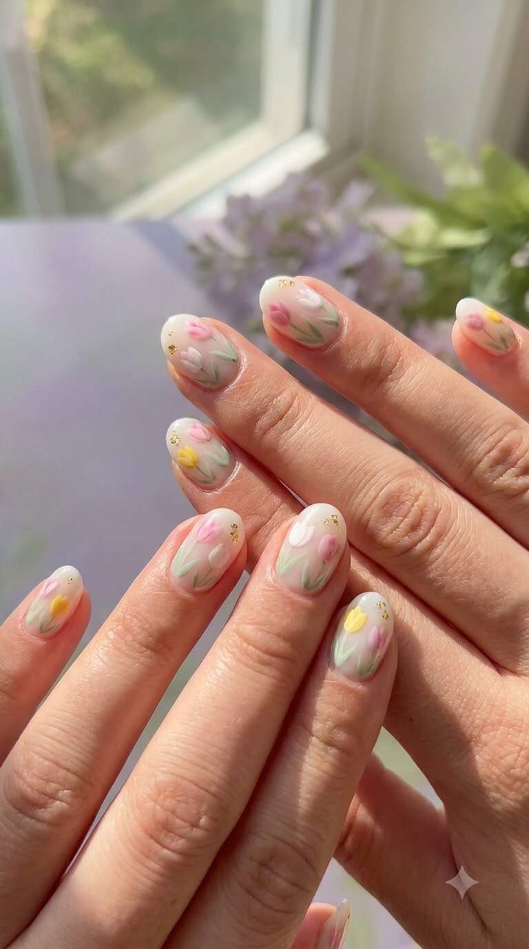 14 Stunning Nature-Inspired Spring Nail Art Designs