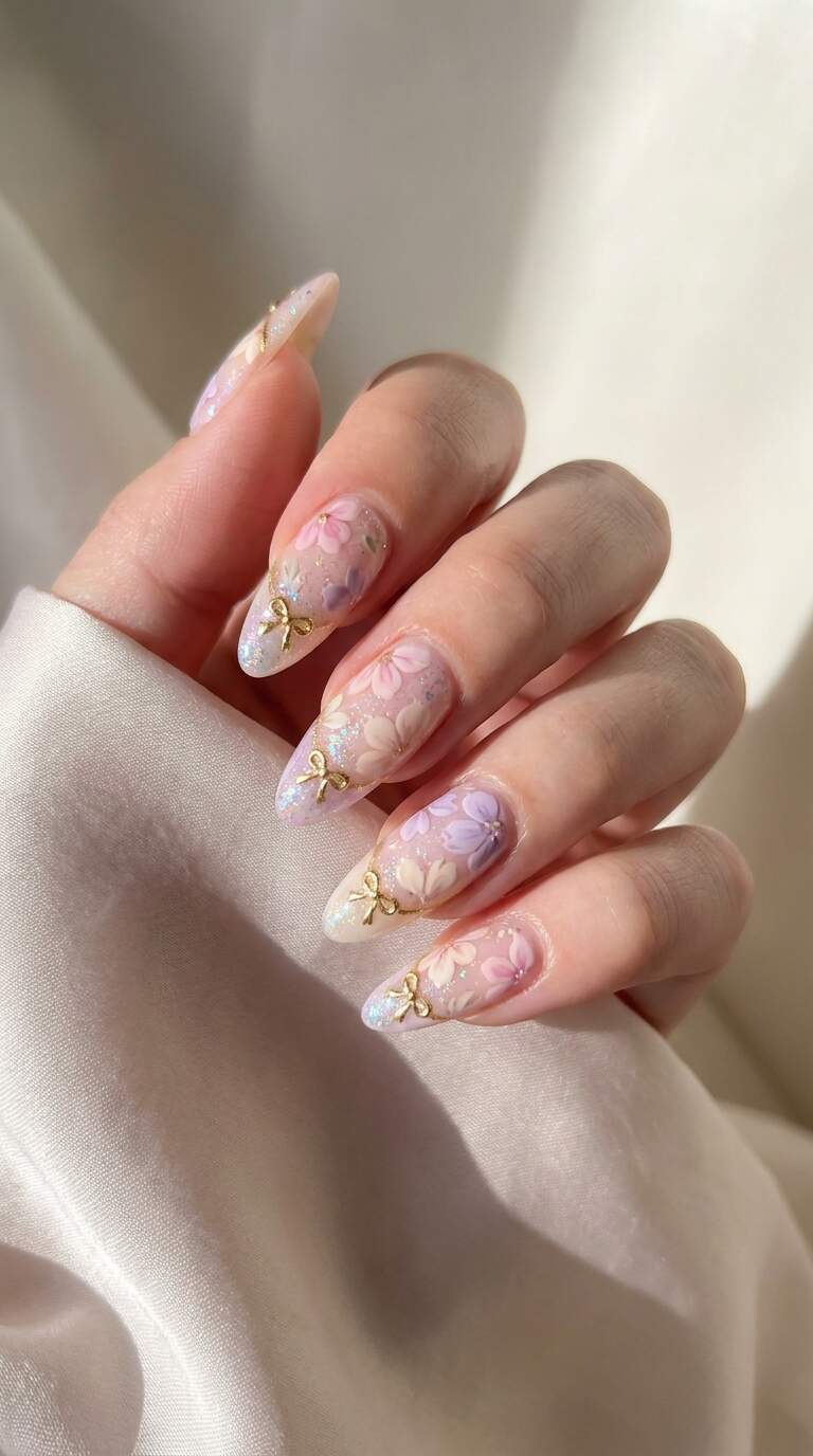 14 Dazzling Nail Bow Designs for Special Occasions