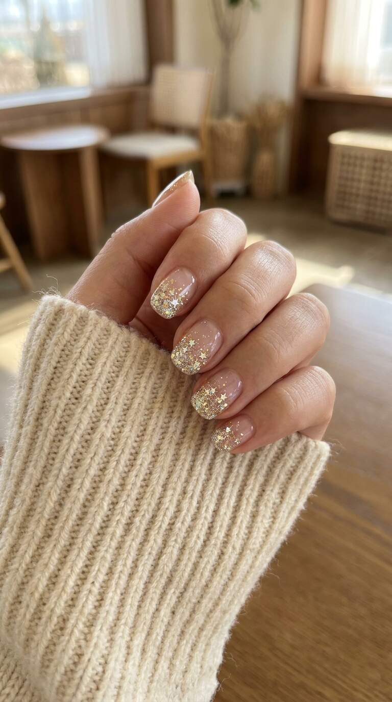 Glittering Star Tips