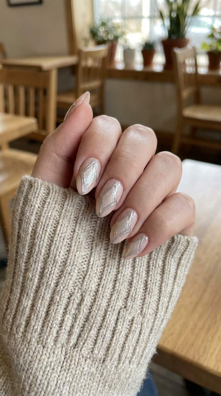 Marquise Diamond Nail Art
