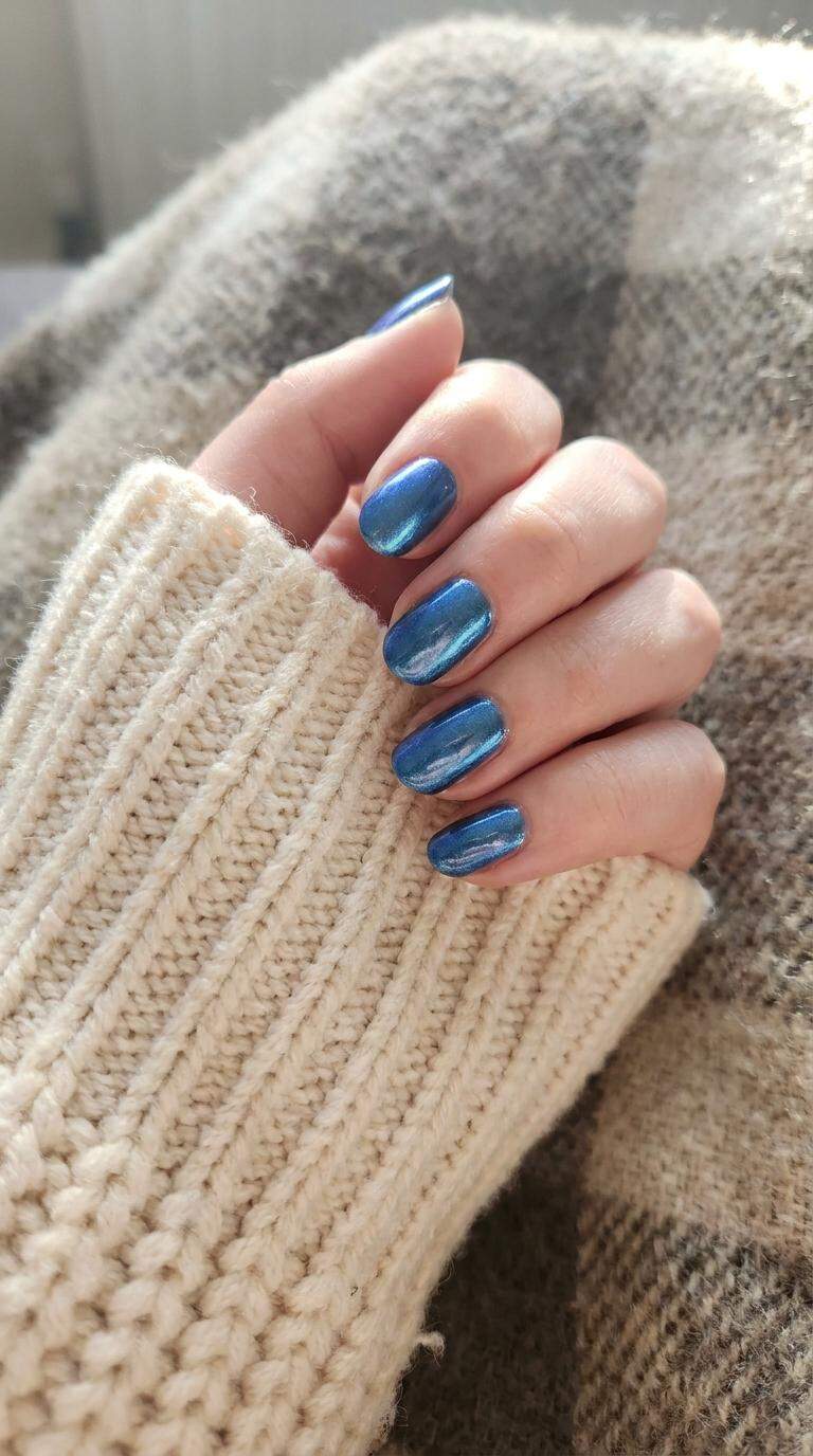 Metallic Blue Shine