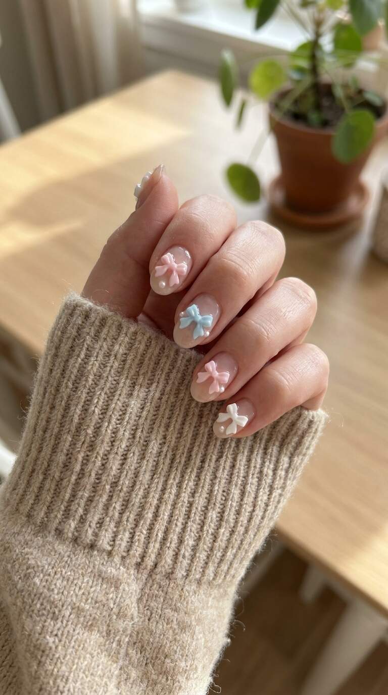 Miniature Bow Nails