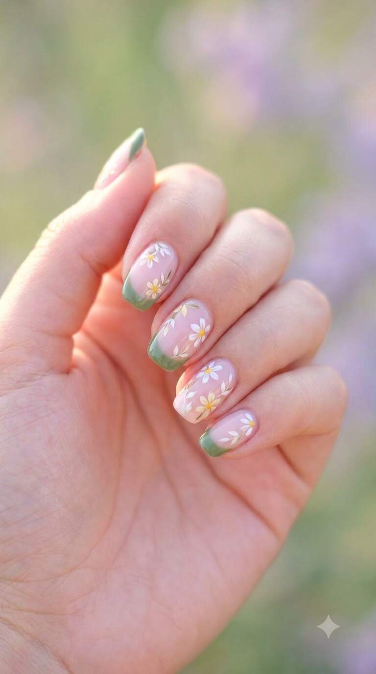 Moss Green Tips