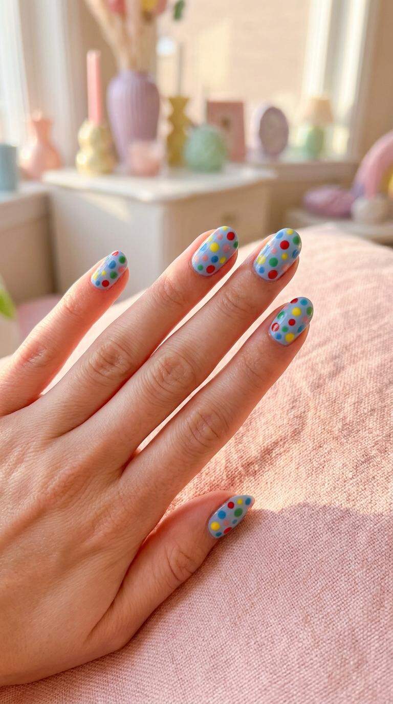 Multi-Colored Polka Dots