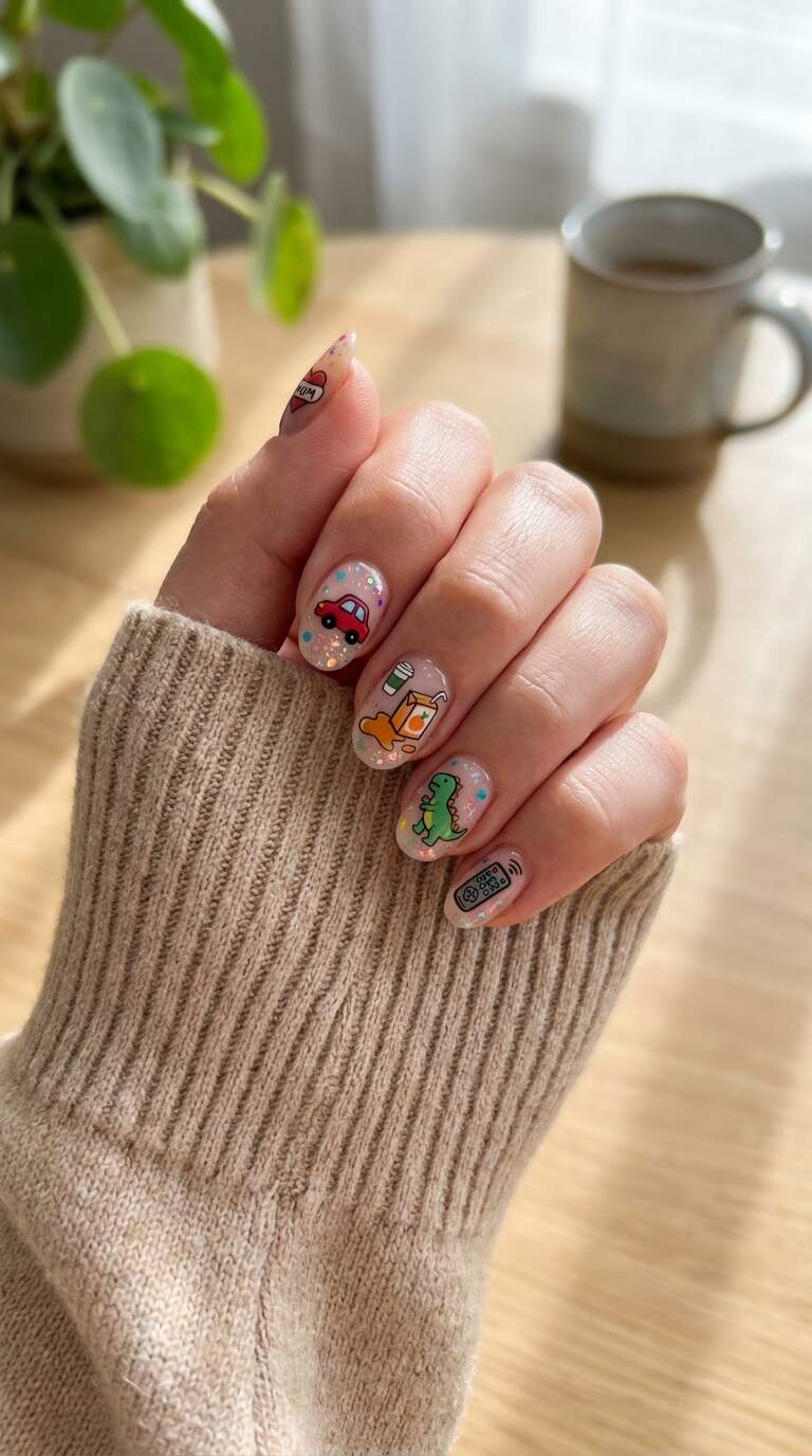 Playful Mom's Revenge Nail Art
