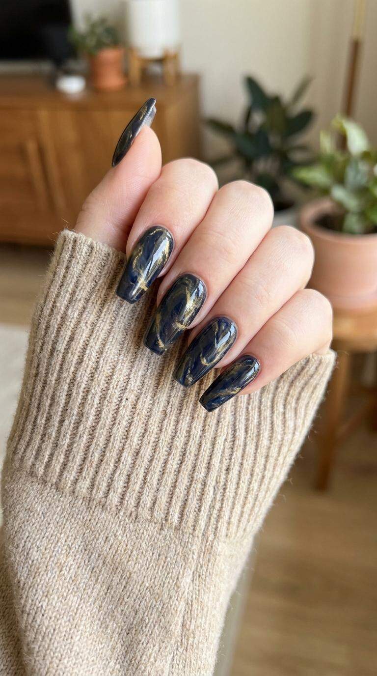 Reusable Coffin Nails with Gel