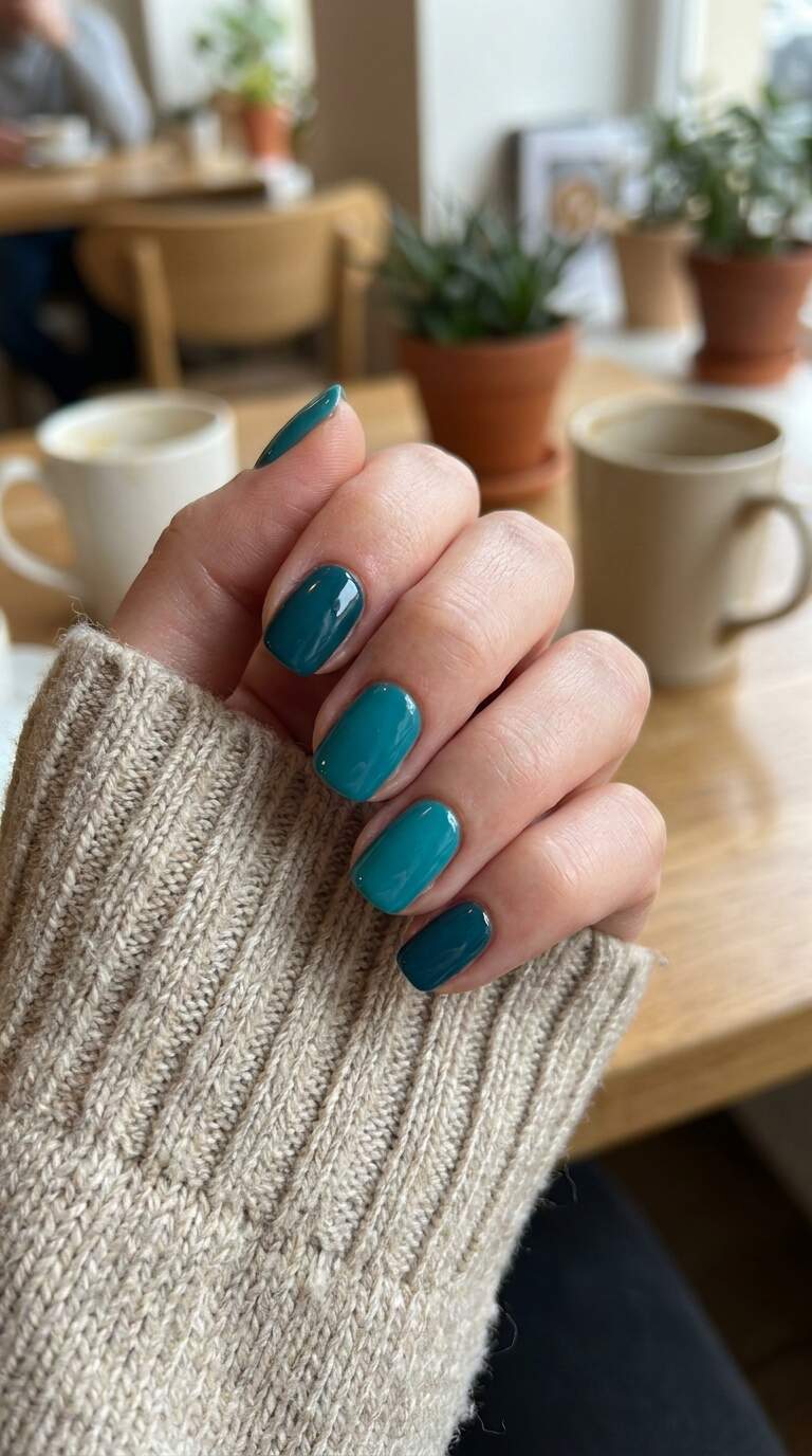 Rich Turquoise Accent Polish
