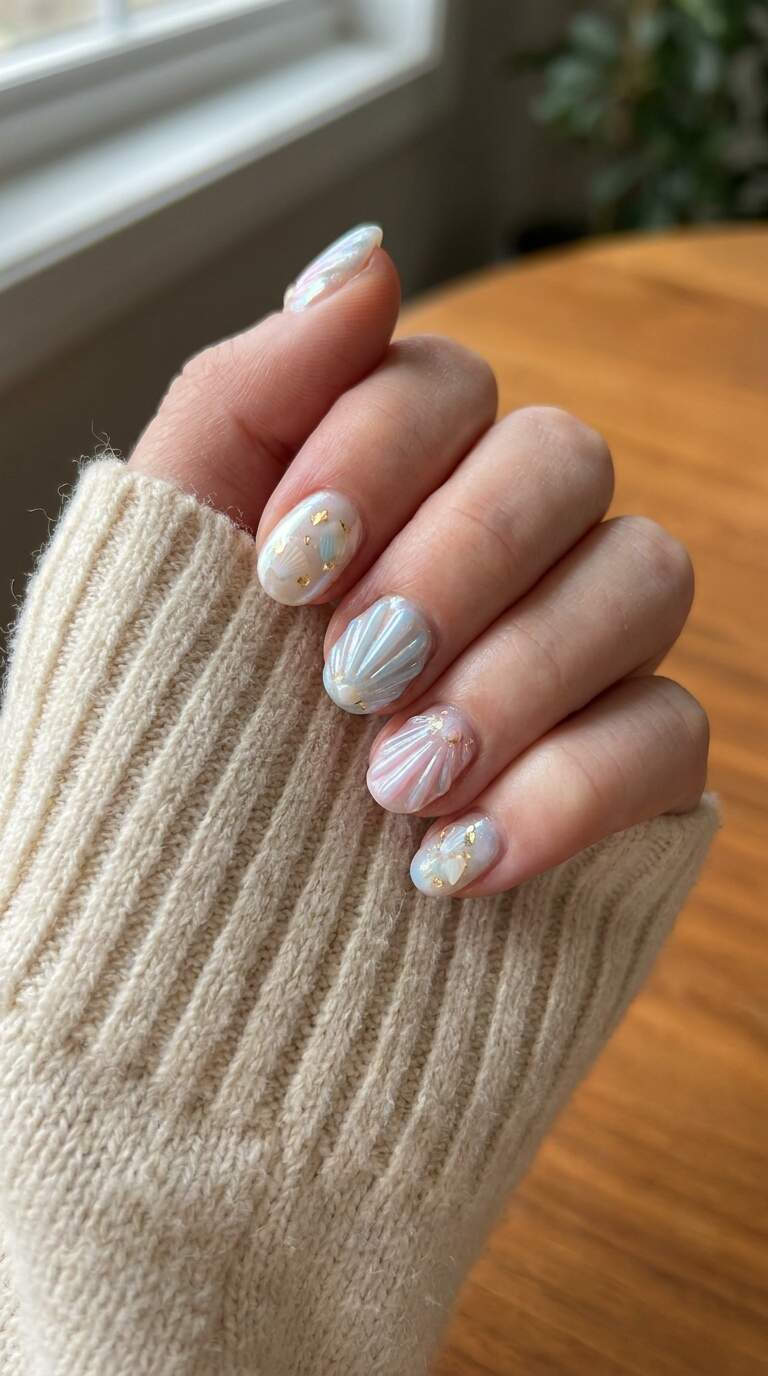 Seashell Nail Design