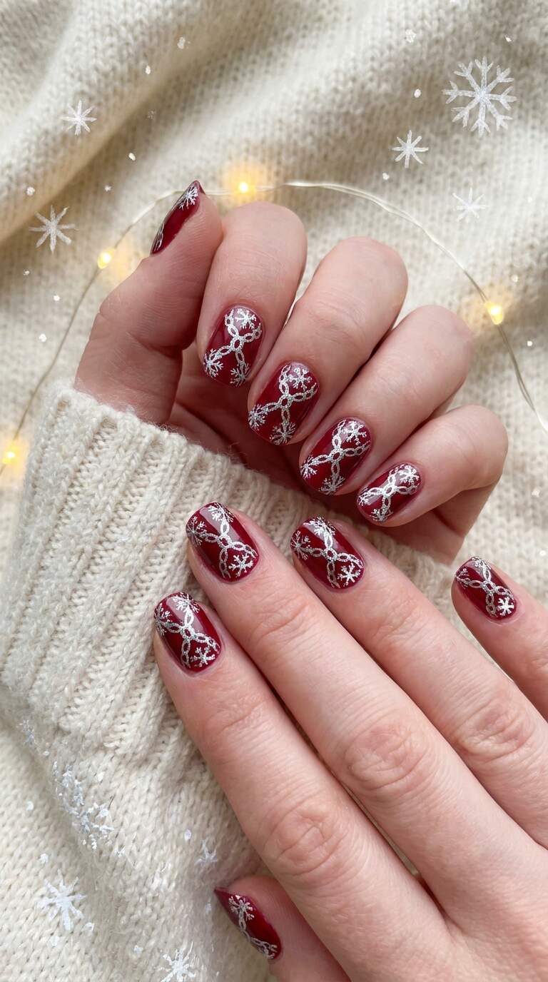 Snowflake Chain Pattern