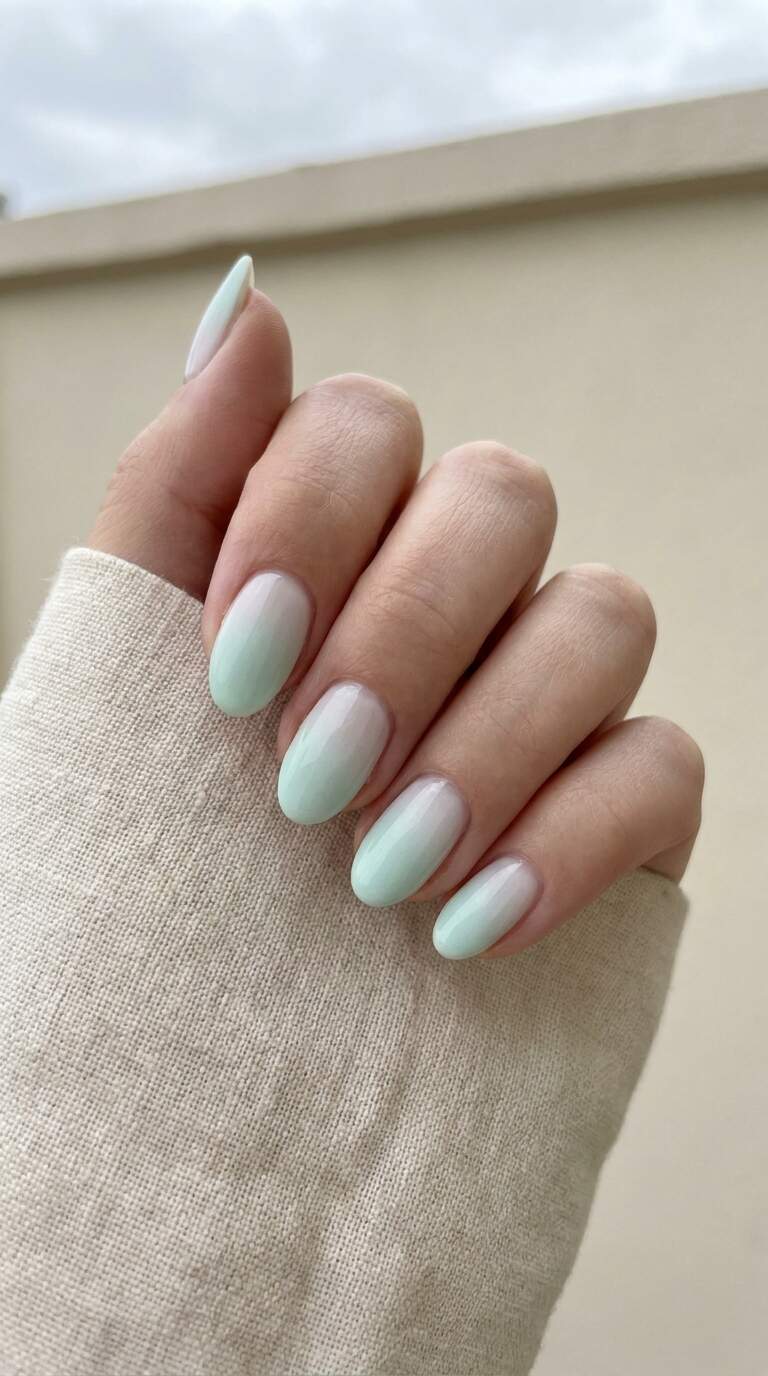 Soft Mint Ombre