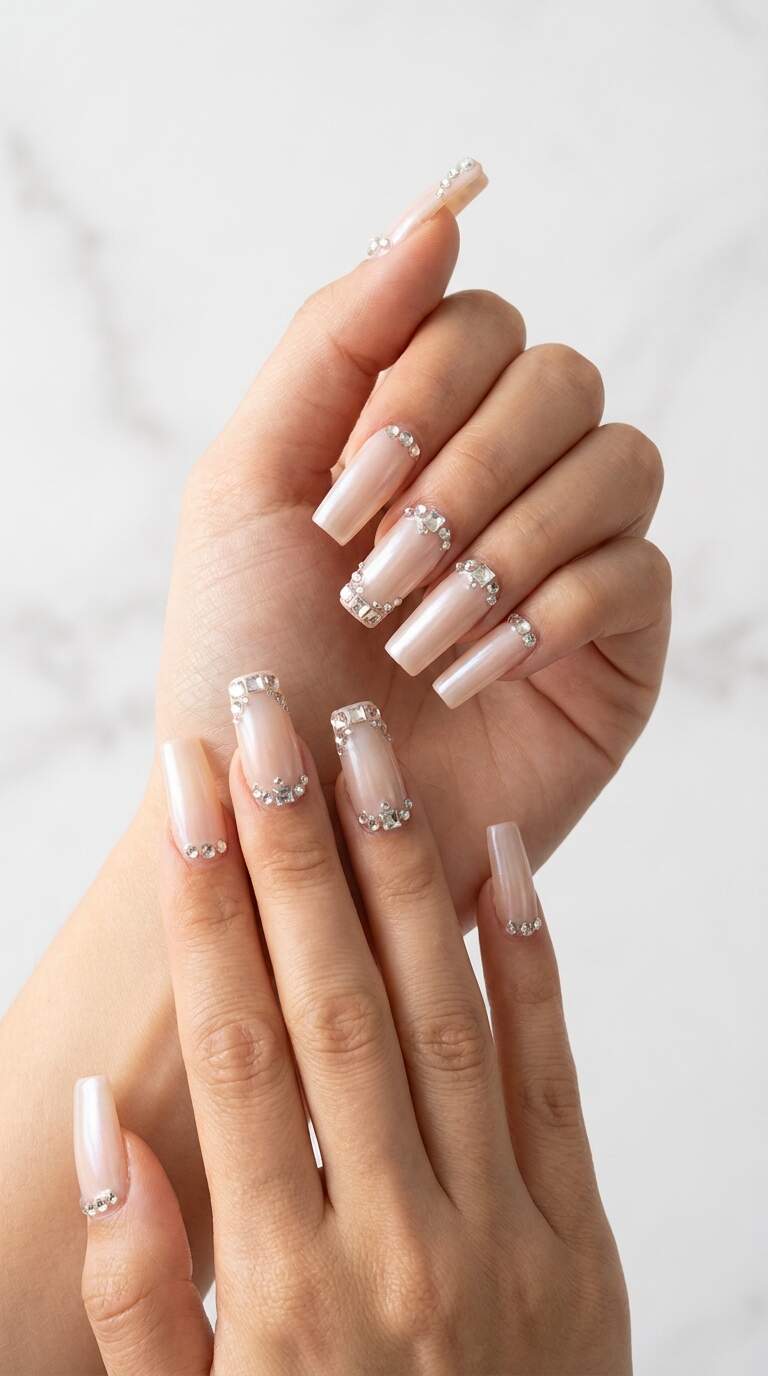 Square Cut Rhinestones