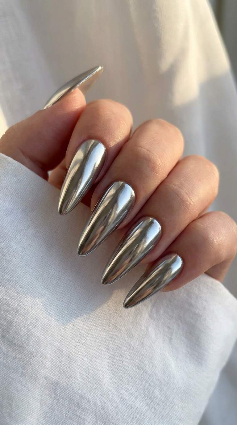 Stiletto Tip Chrome