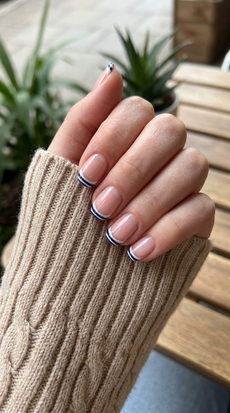 Striped Accent on French