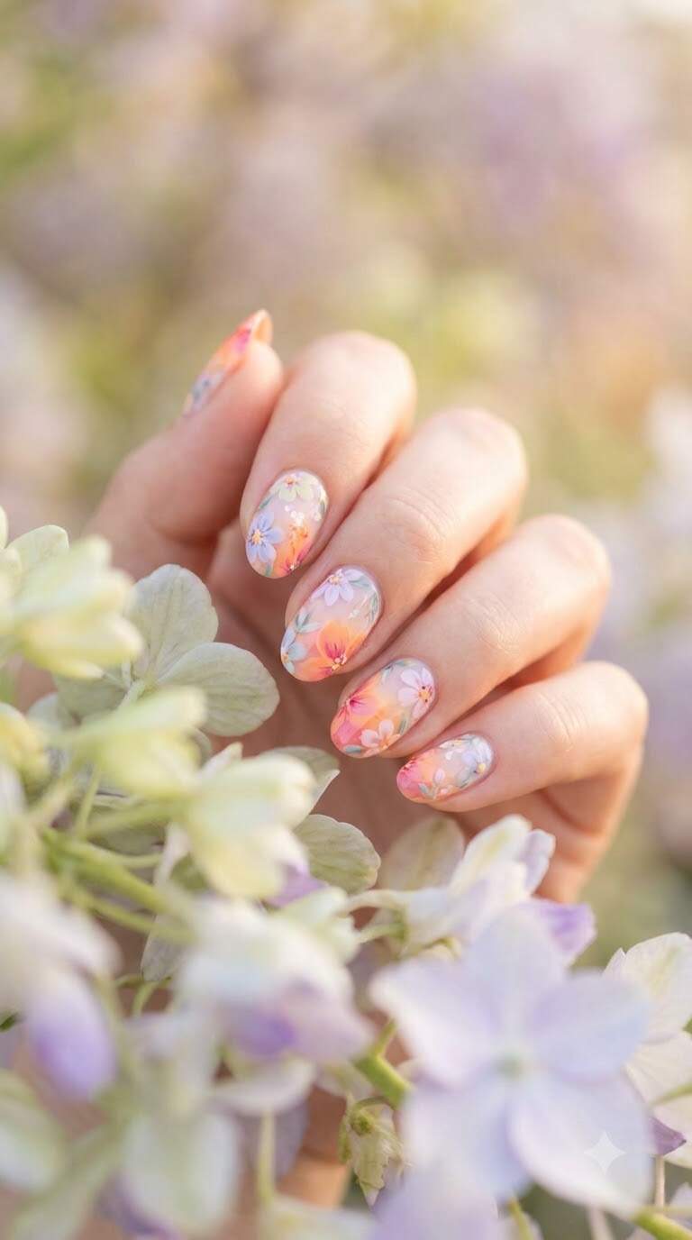 Sunset Floral Accents