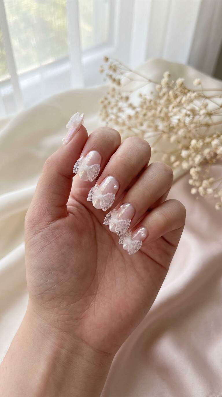 Tulle Bow Tips with Soft