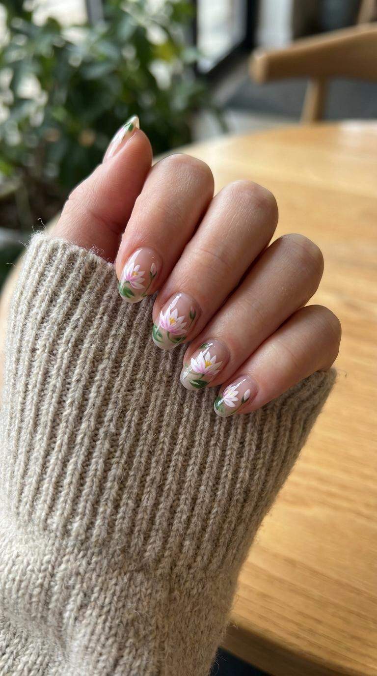 11 Vibrant Spring Nail Designs with Floral Accents
