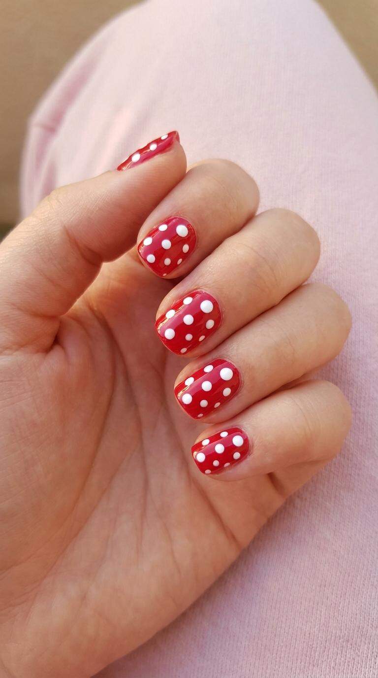12 Stunning Nail Art Ideas in a Polka Dot Theme