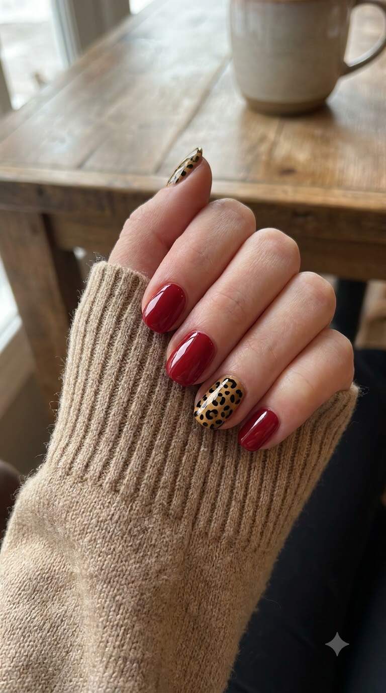 Classic Red and Leopard