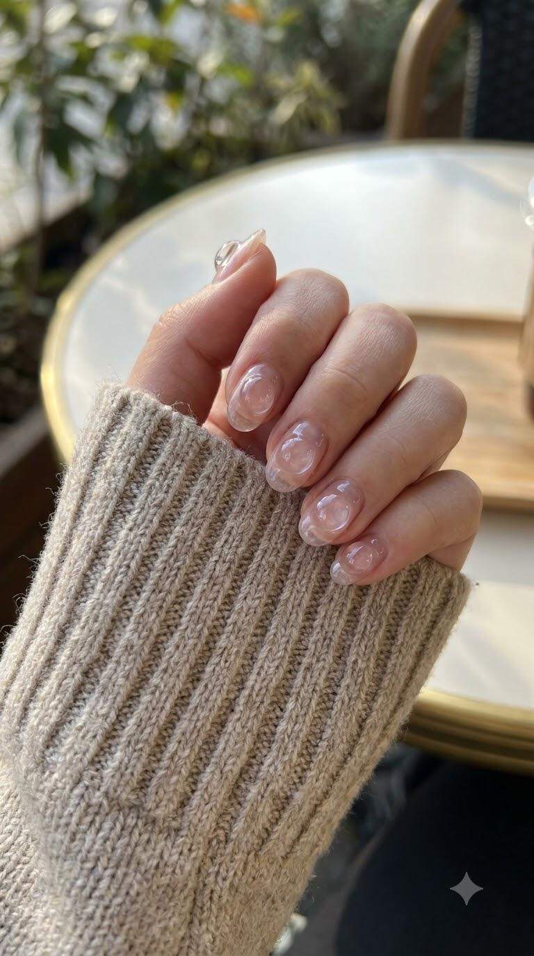 Glass Bead Nail Art