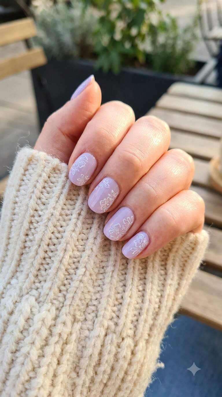 Light Lilac Stamping