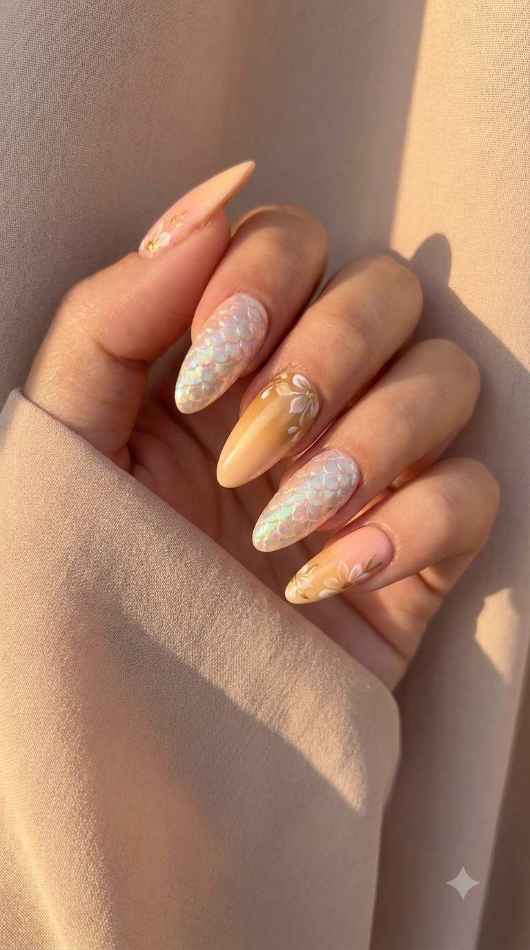 11 Chic Summer Wedding Nail Art Designs for Bridesmaids