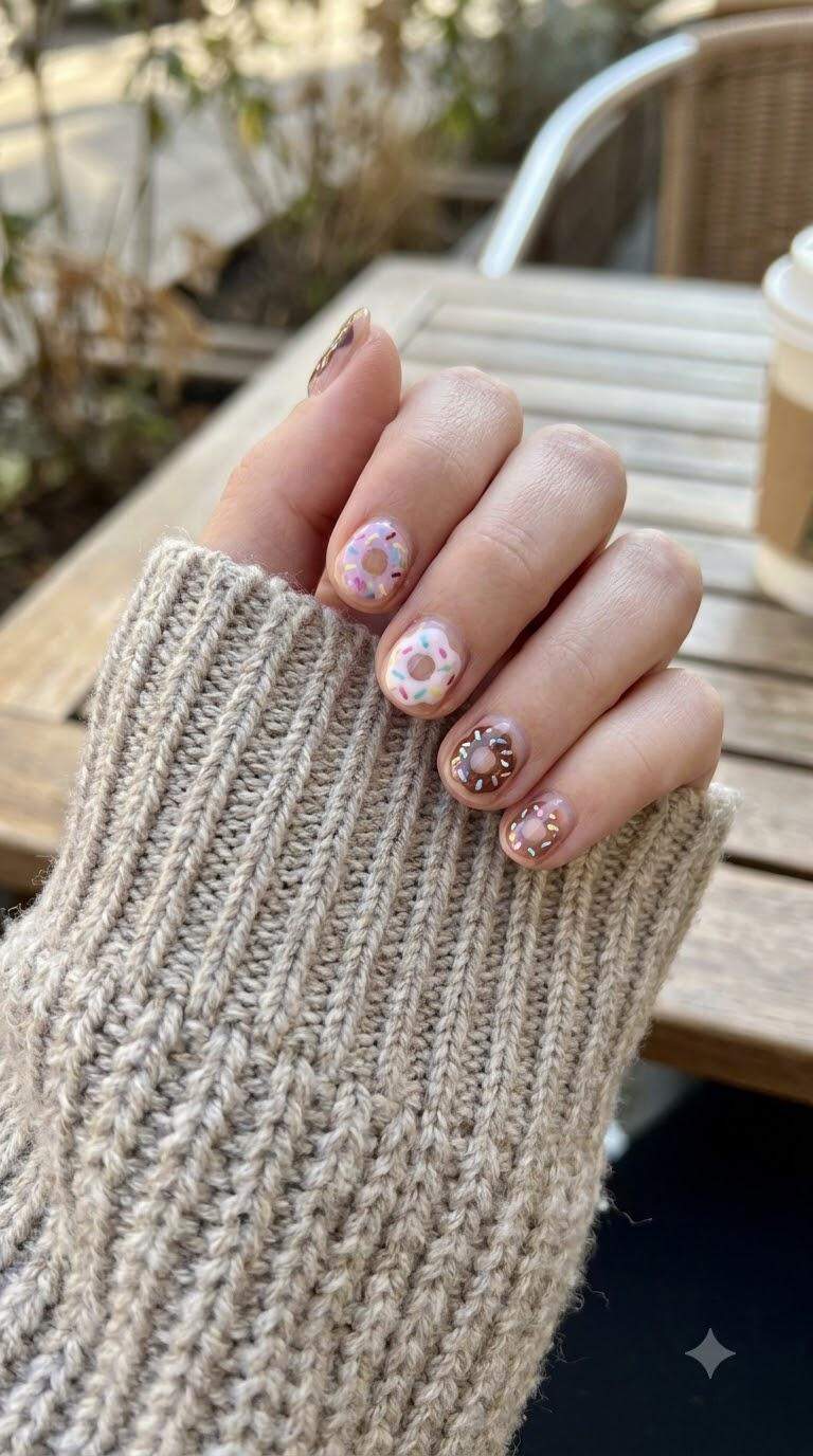Mini Donut Nails