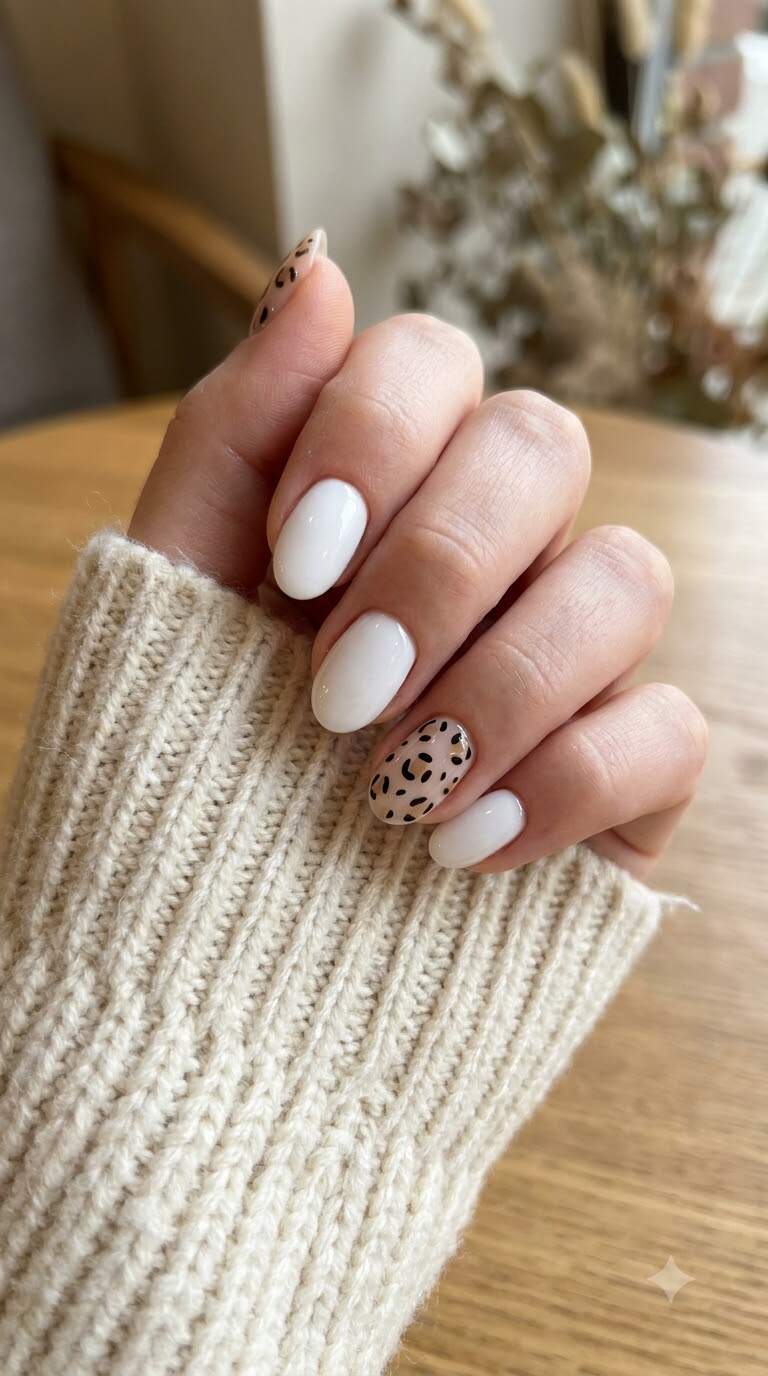 Minimal White and Leopard