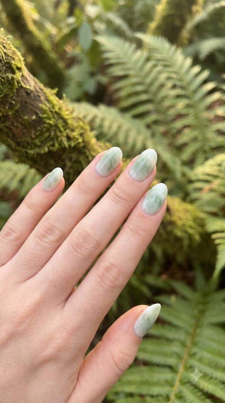 Sage Watercolor Ombre