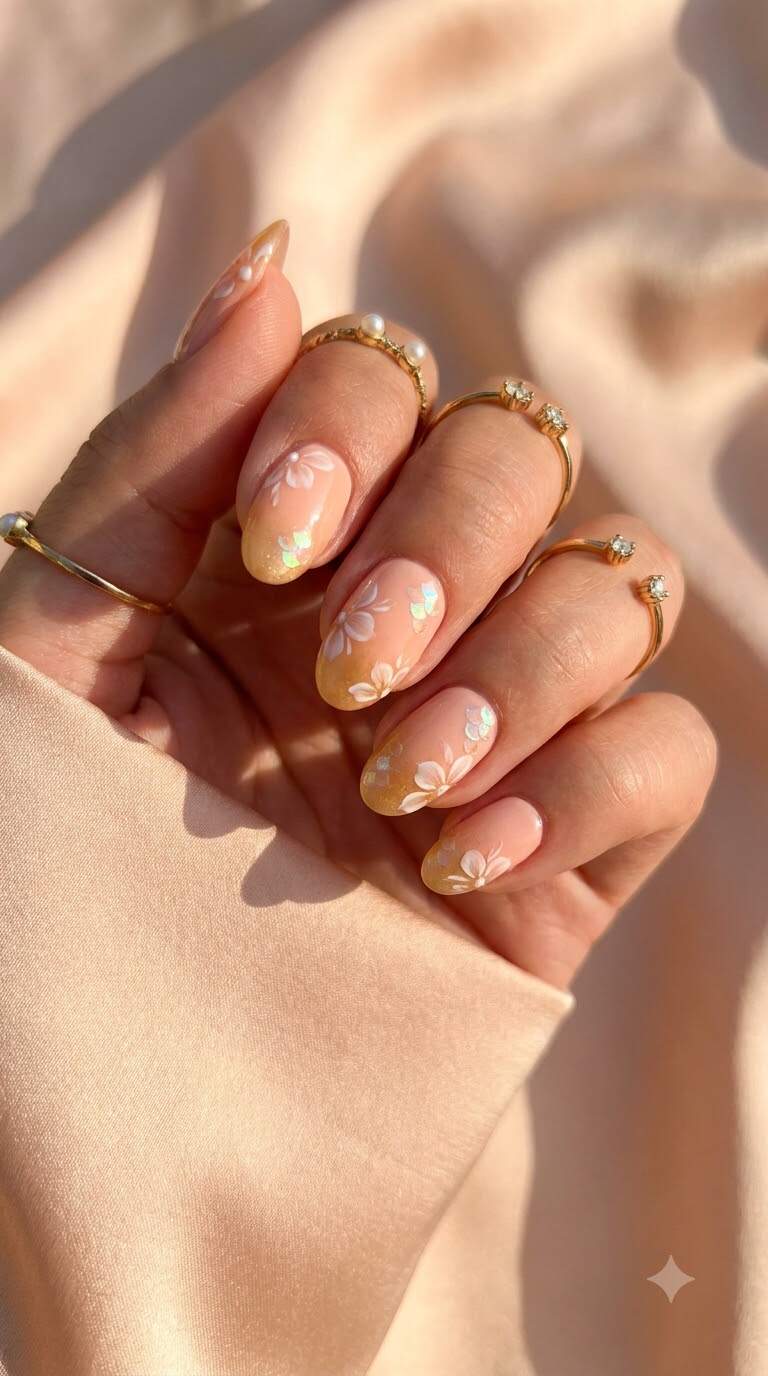 Soft Peach Pastel Hues
