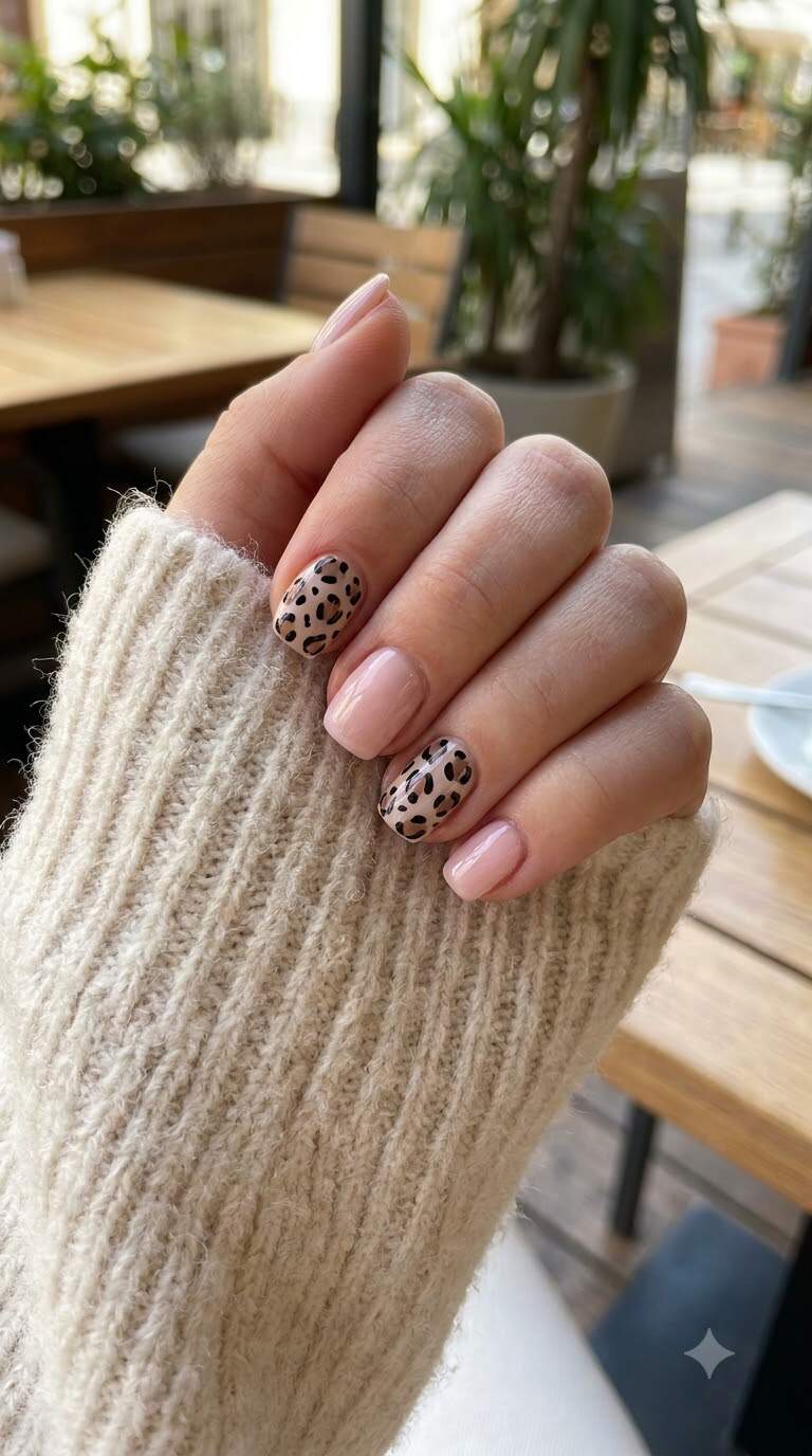Soft Pink and Leopard